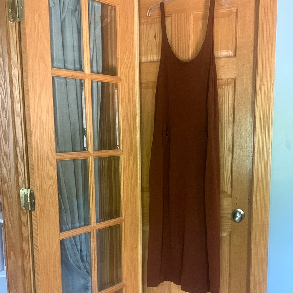 Lauren Manoogian Brown Sleeveless Sundress